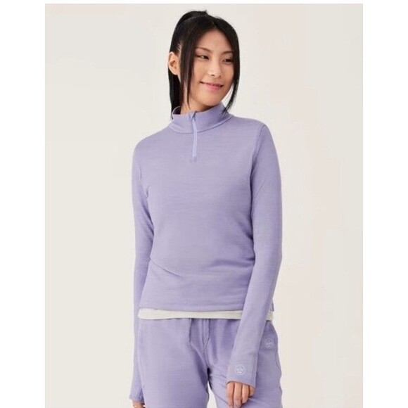 NEW Allbirds Natural Run Mid Layer Women’s Size XS Purple Hush Merino Wool - Picture 1 of 9